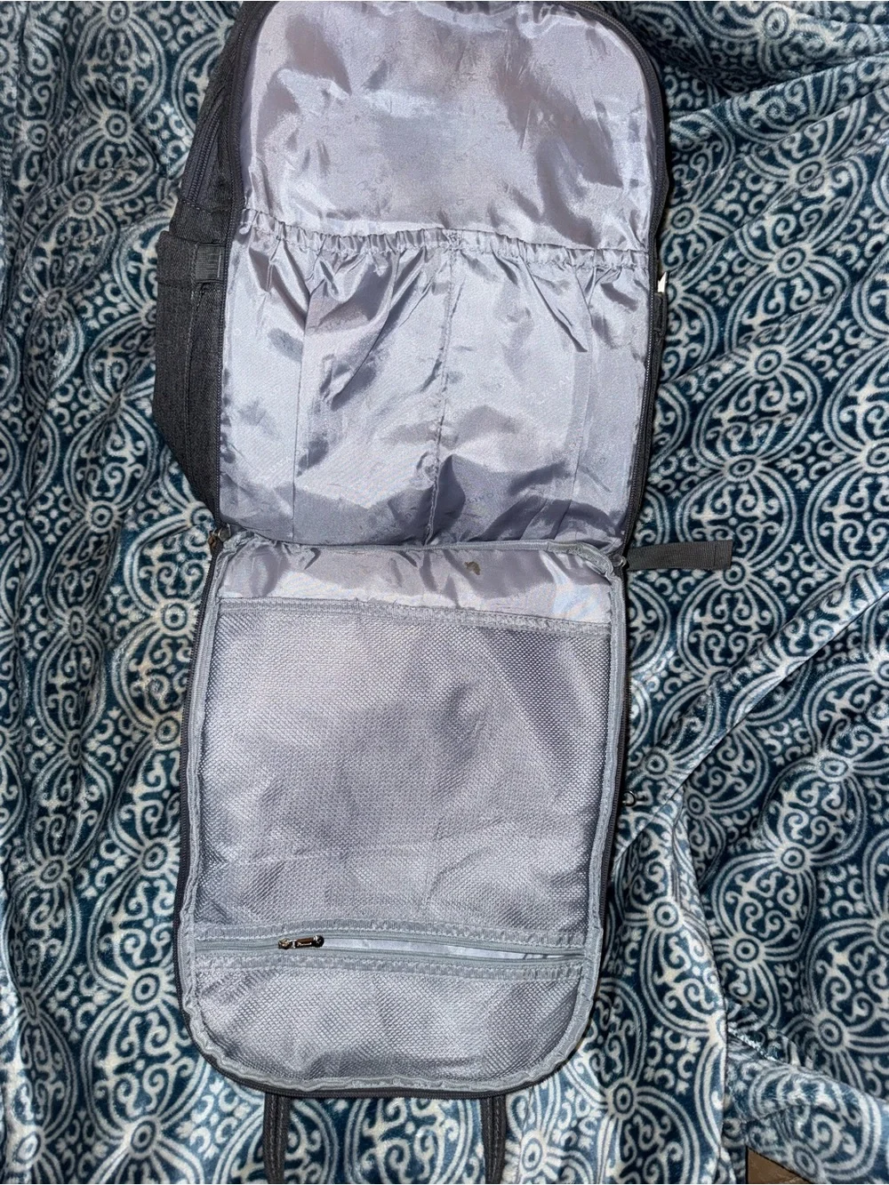 Ruvalino Diaper Bag Multi-function Travel Back Pack Maternity Changing Bags Gray